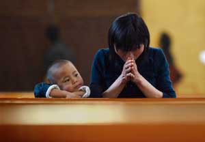enfant en prière