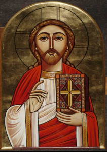 Christ bénissant (Icône copte)