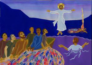 Jésus ressuscité apparait aux disciples