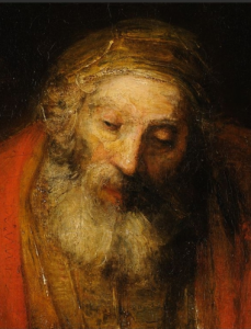 Le Père qui a tant veillé le retour de son fils prodigue (Rembrandt)