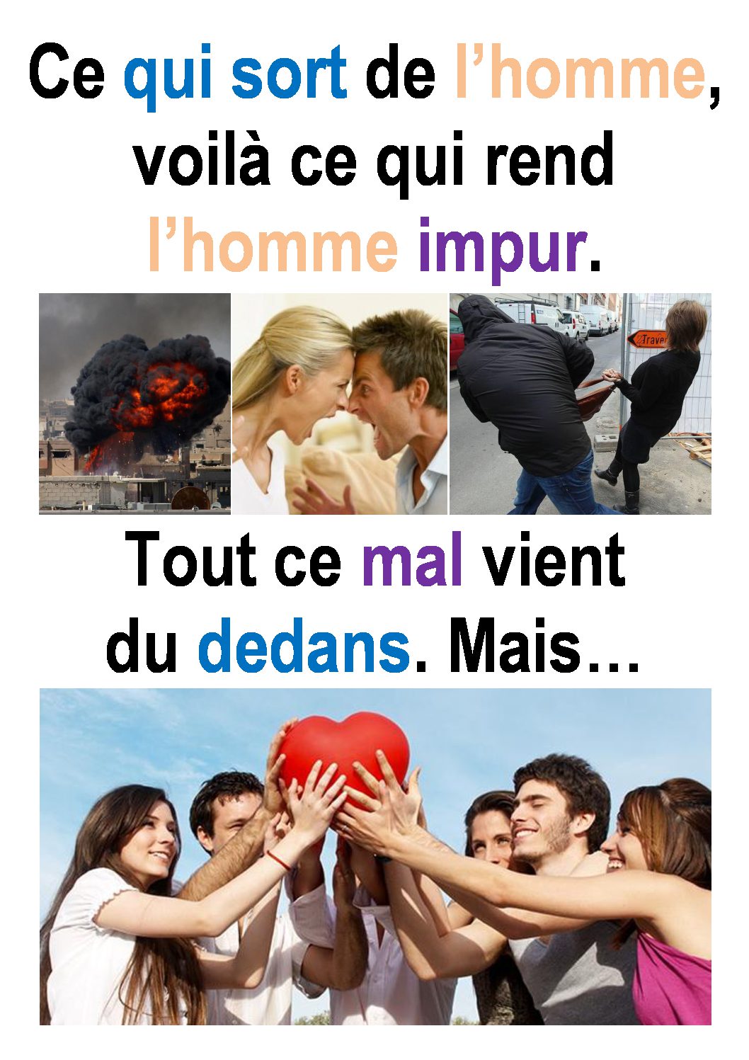 22ième Dimanche du Temps Ordinaire – par Francis COUSIN (Marc 7, 1-8.14-15.21-23) | Sedifop