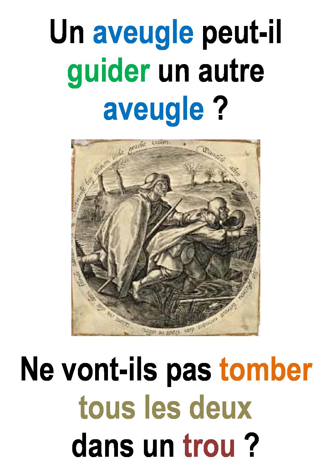 8ième Dimanche du Temps Ordinaire (Luc 6, 39-45) : « Une fois bien formé, chacun sera comme son maître. » (Francis Cousin) | Sedifop