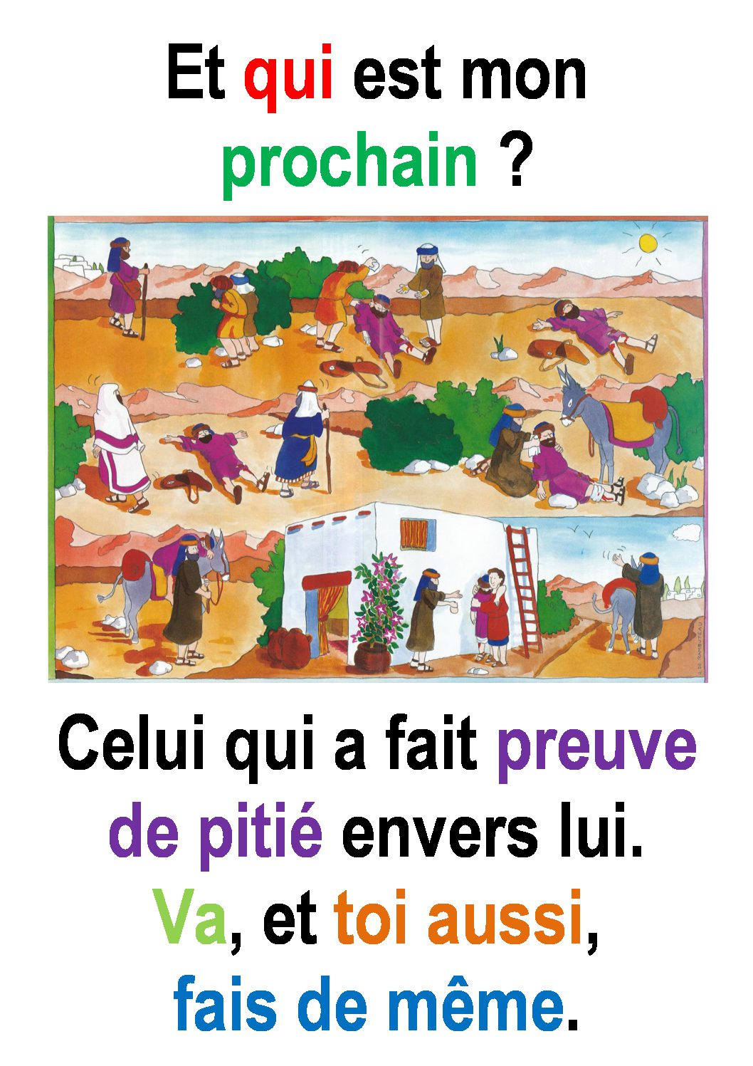 15ième Dimanche du Temps Ordinaire (Luc 10, 25-37 ) : « Va, et toi aussi, fais de même. » (Francis Cousin) | Sedifop
