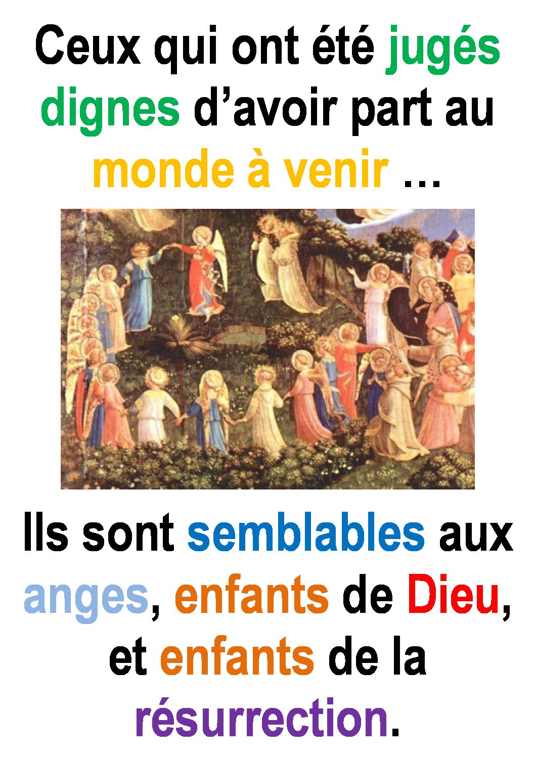 32ième Dimanche du Temps Ordinaire – par Francis COUSIN (St Luc 20, 27-38)